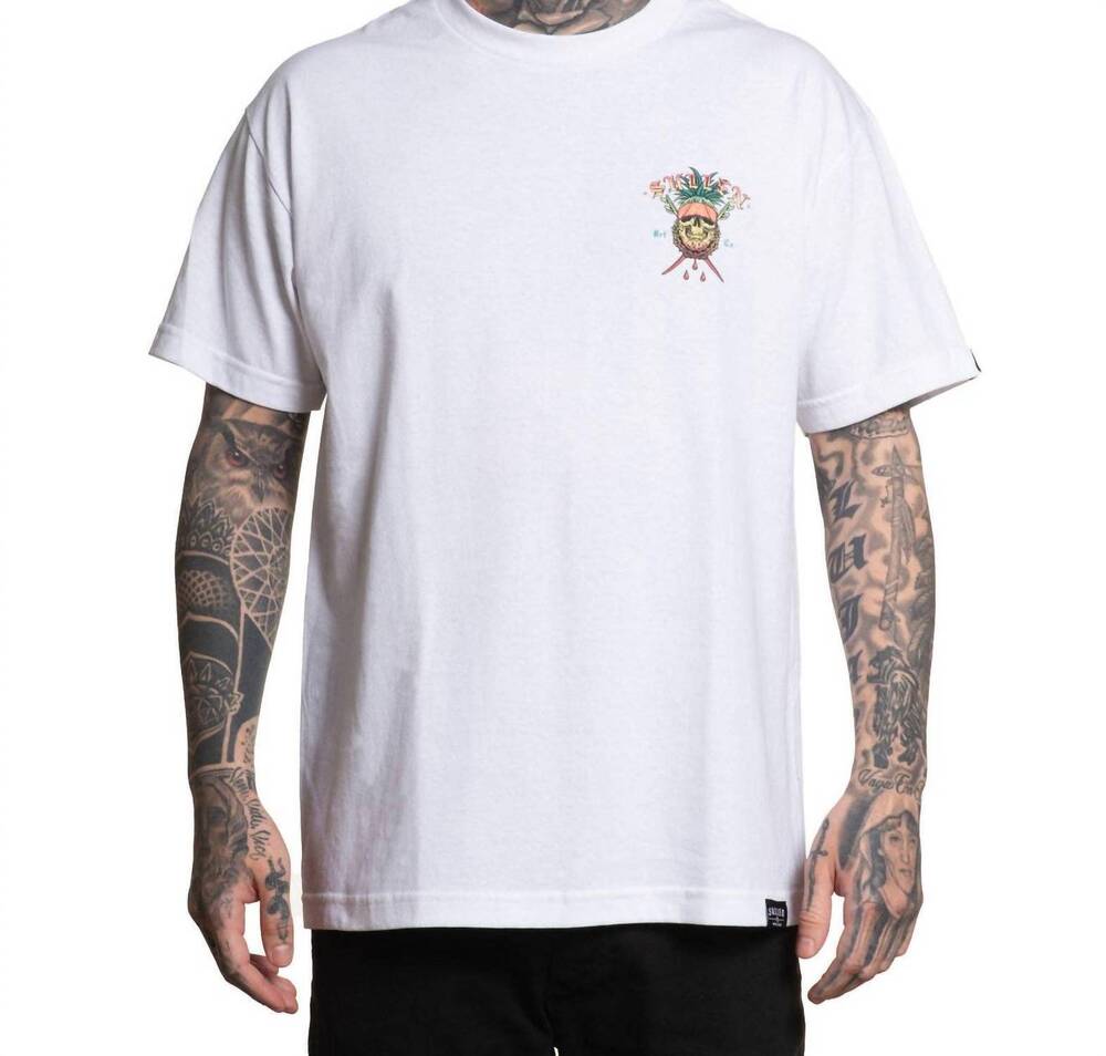 NEW SULLEN men's choloha surf club standard t-shirt in white